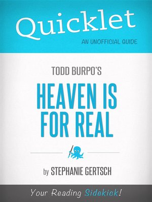 cover image of Quicklet on Heaven Is for Real by Todd Burpo